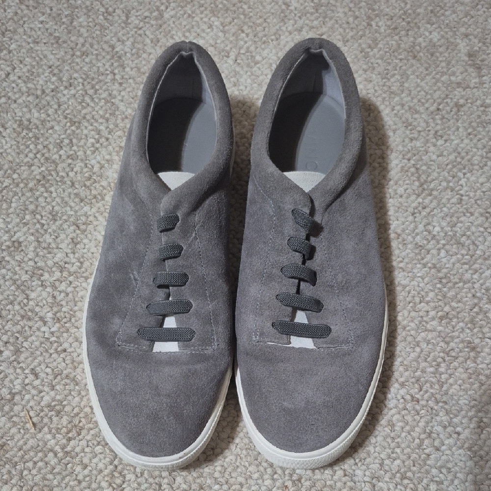 Vince Gray Suede Womens Sneakers